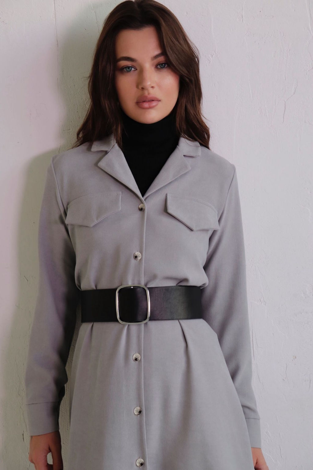 Платье-рубашка с английским воротником - Martichelli фото 274