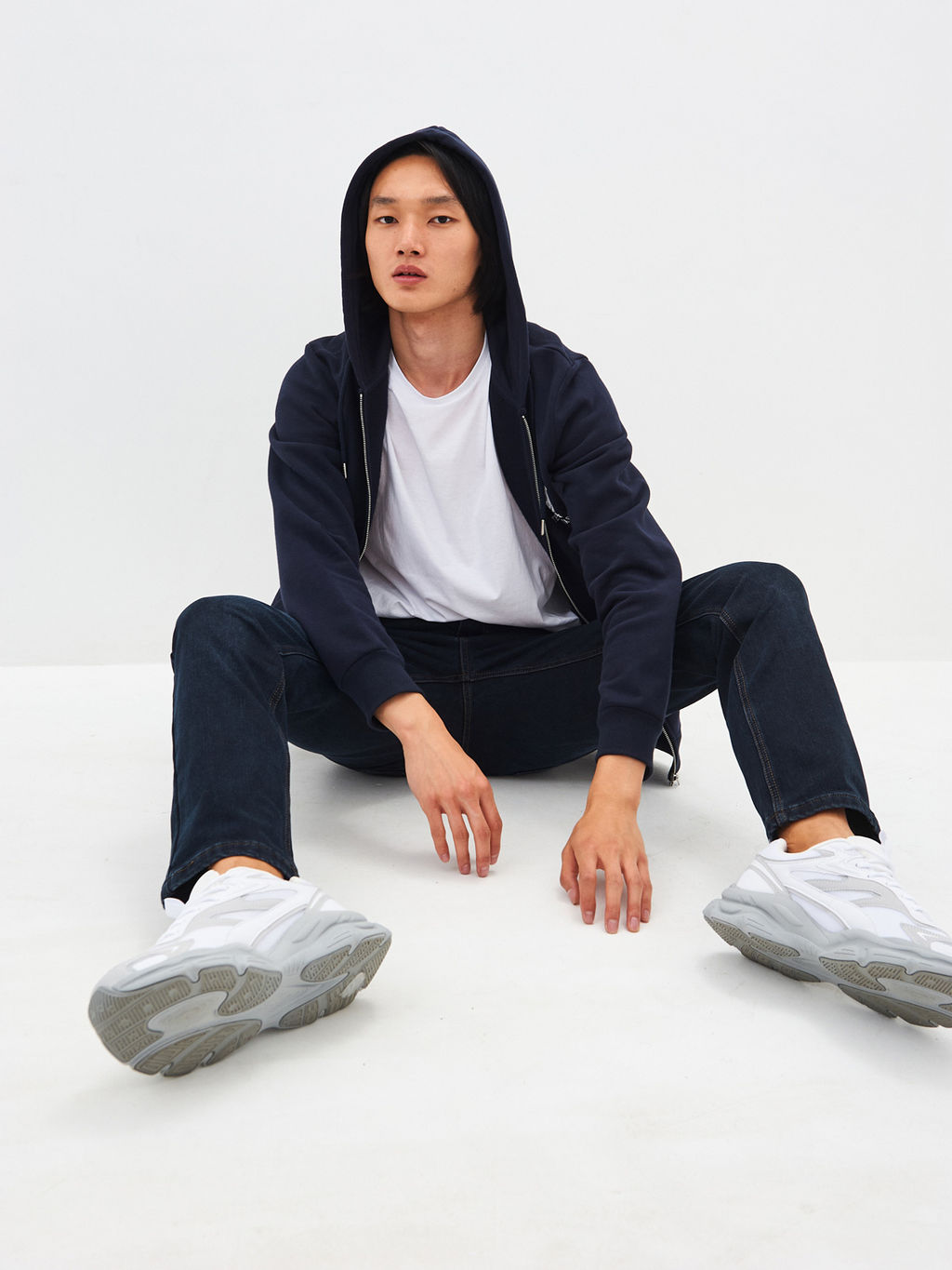 Утепленные мужские джинсы прямые кроя с начесом - Mossmore фото 10