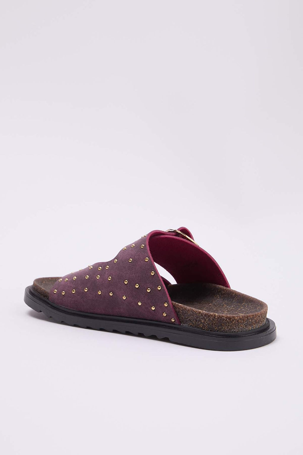Bordo Nubuk Trok Detayl? Kad?n Terlik TAKSS26TE00001 - Trendyolmilla фото 7