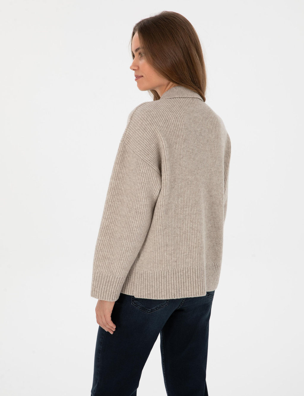 Bej Comfort Fit Y_n Kazak - Pierre cardin фото 5