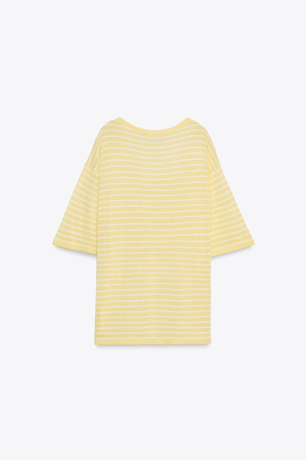 OVERSIZED KNIT SHORT SLEEVE TOP - Zara фото 13