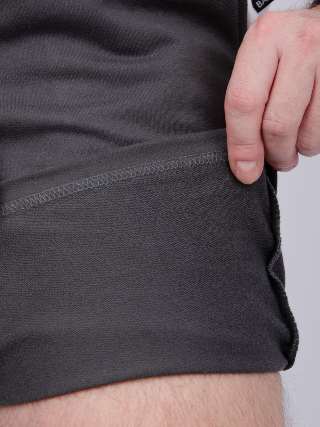 Шорты "Джордан" серый, футер с лайкрой