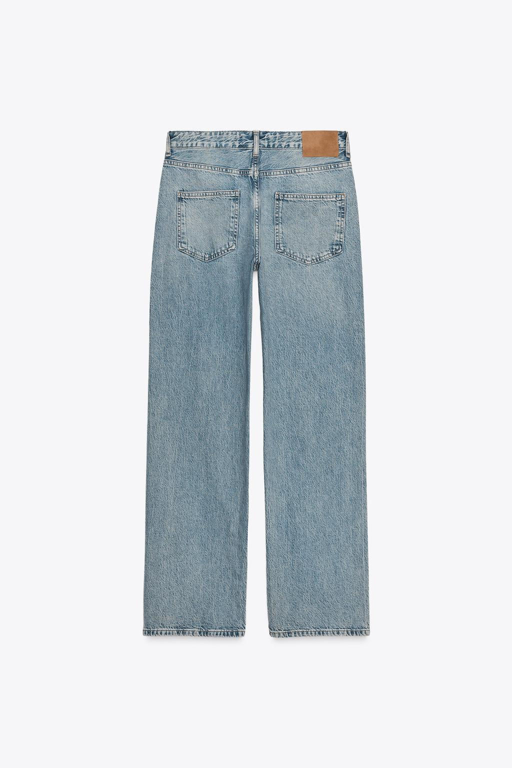 ZW COLLECTION RELAXED MID-WAIST JEANS - Zara фото 2