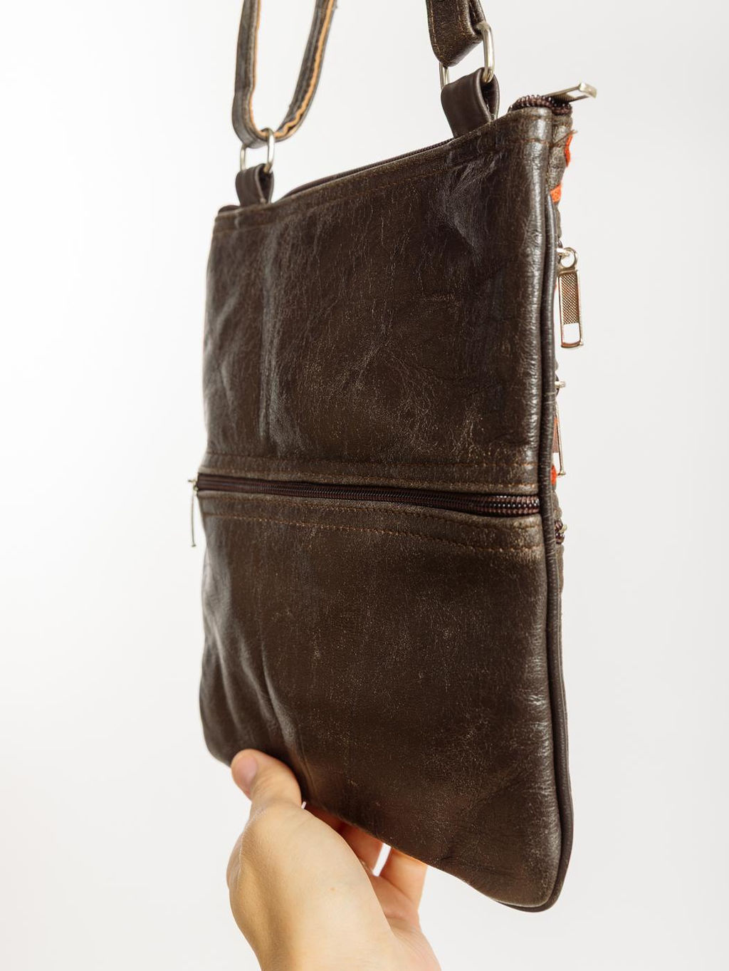 Сумка натуральная кожа через плечо №1114/67 - Ганг фото 4