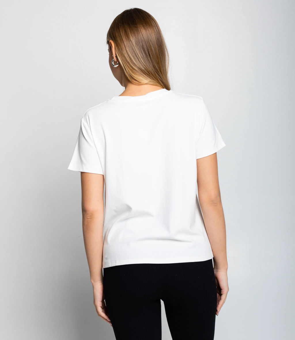 Футболка #КТ623 (5), белый - Dommod фото 3