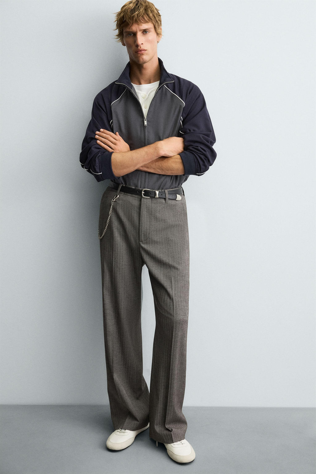 CONTRAST COLOUR BLOCK JACKET - Zara фото 6