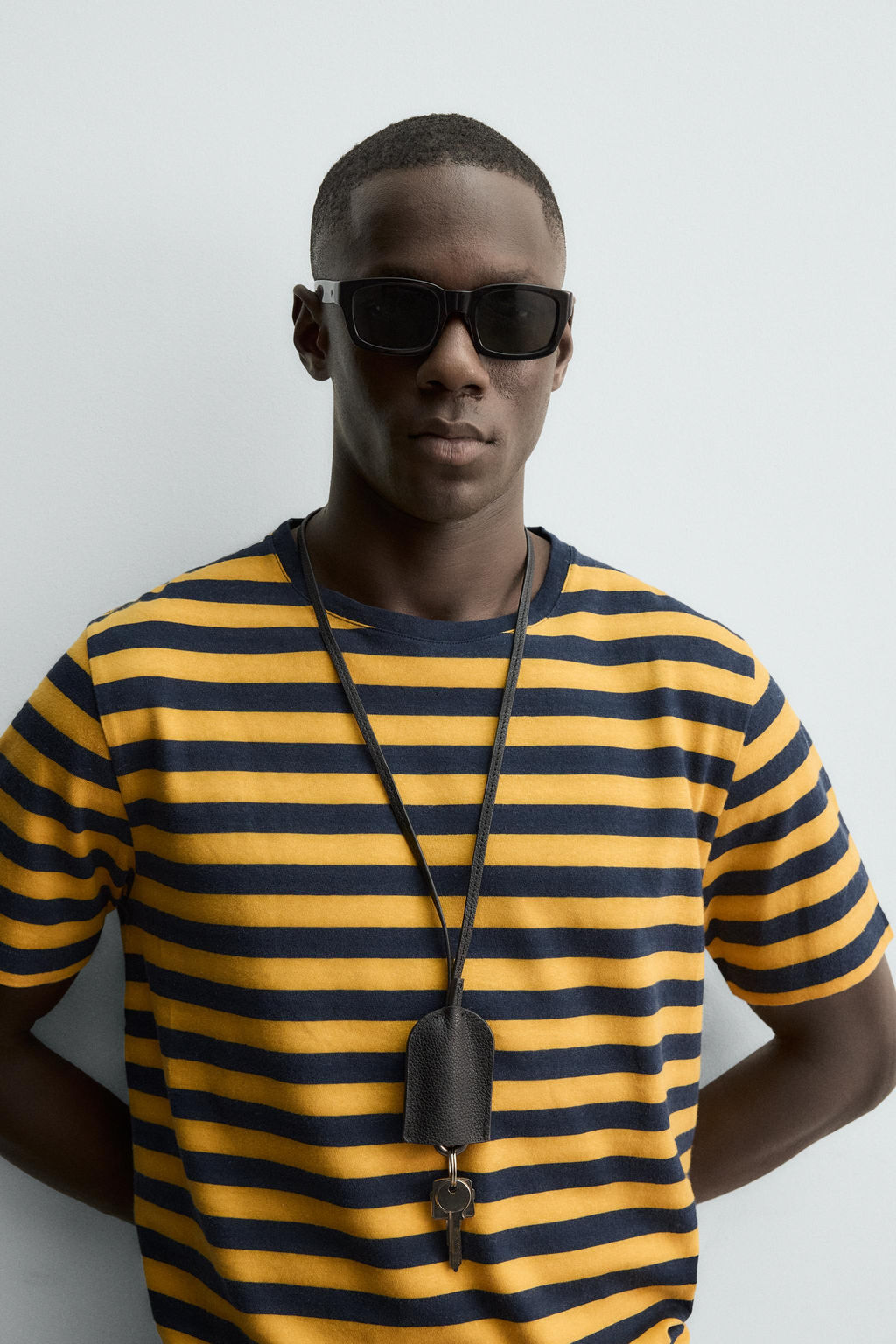 CAMISETA LINO - ALGOD?N RAYAS / rayas - Zara фото 5