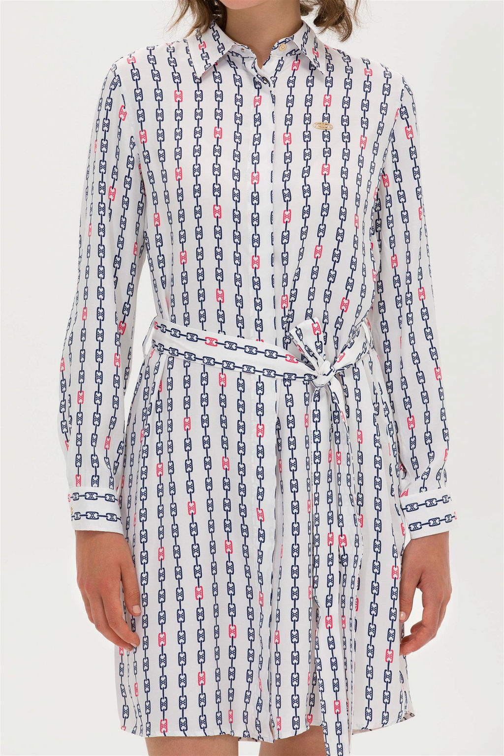 Женское белое тканое платье - U.s. polo assn фото 13