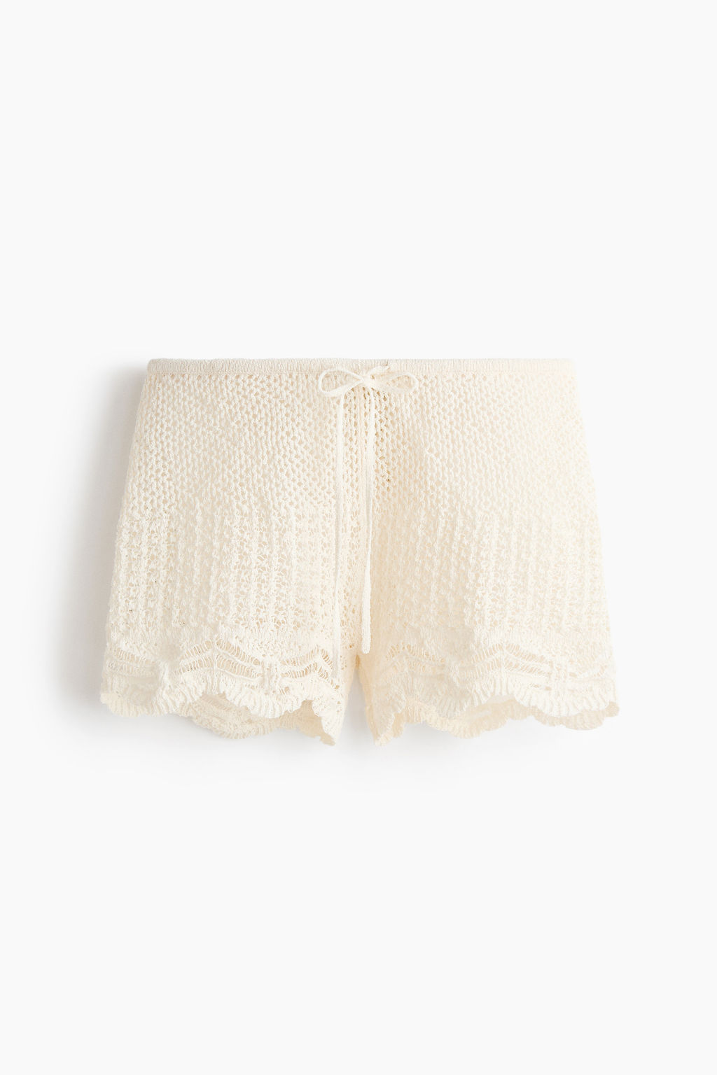 Shorts playeros efecto crochet - H&m фото 6