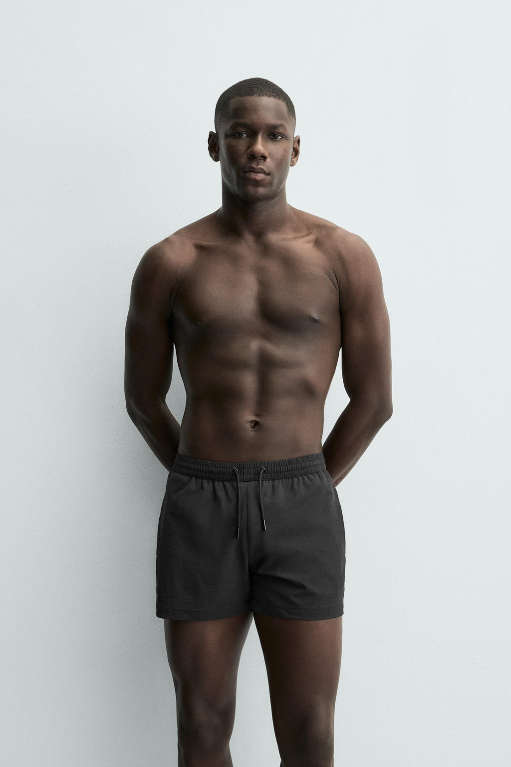SHORT STRUCTURED SWIMMING TRUNKS - Zara фото 12