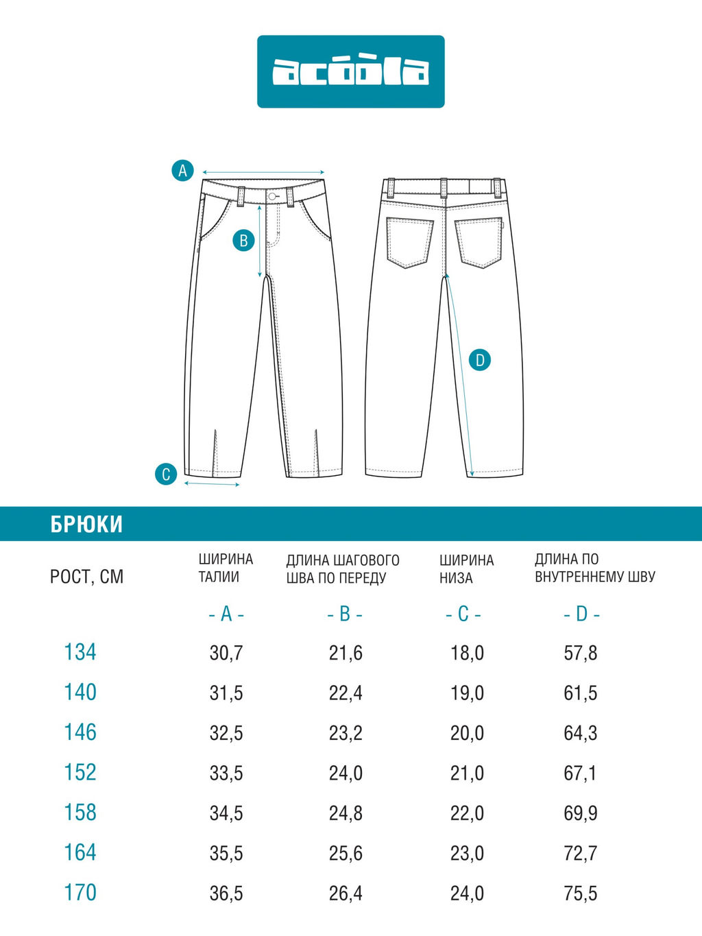 ACOOLA / Брюки джинсовые (утепленные) детские для мальчиков Rinner синий фото 9