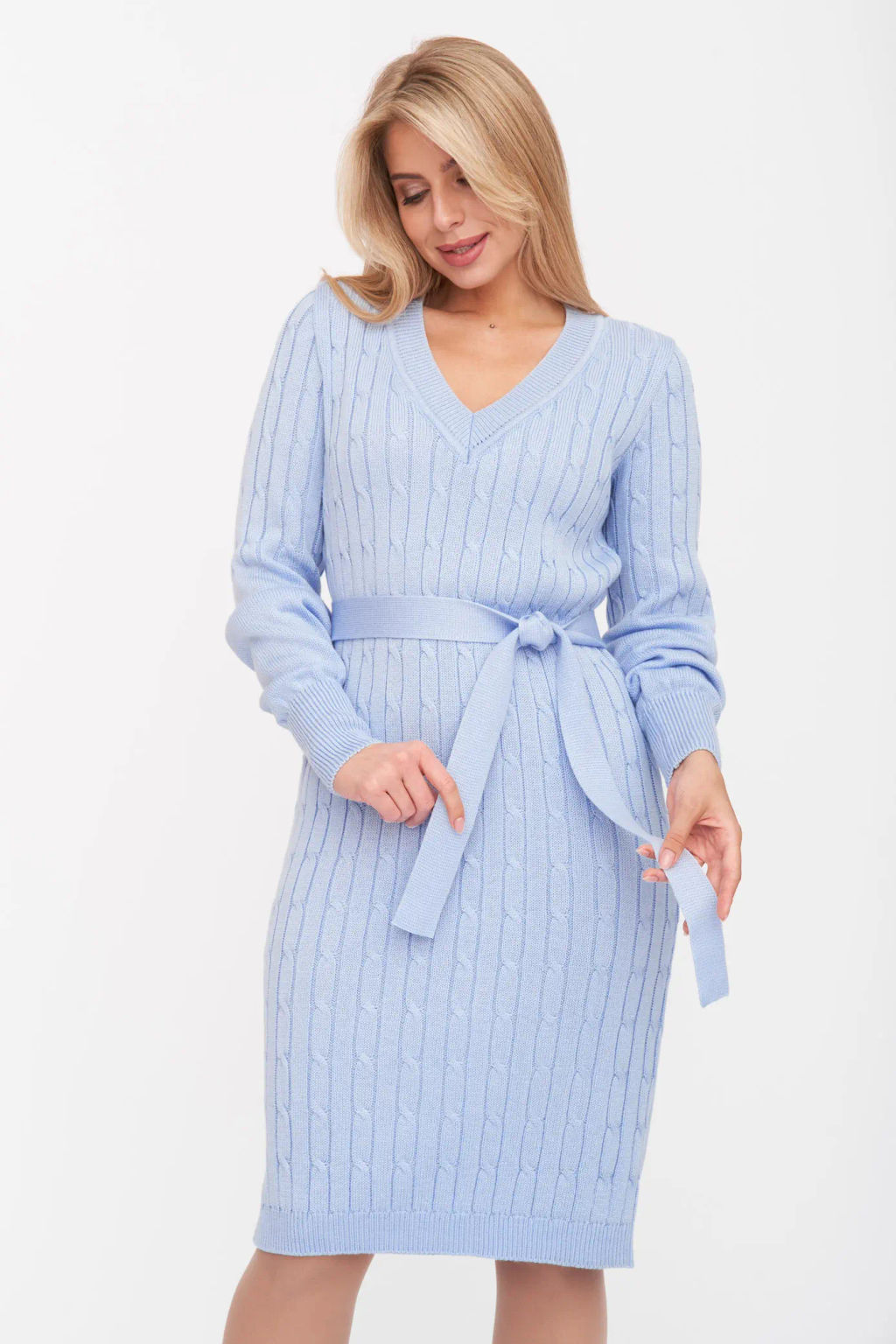 ЗЛАТА Платье М 2991/голубой