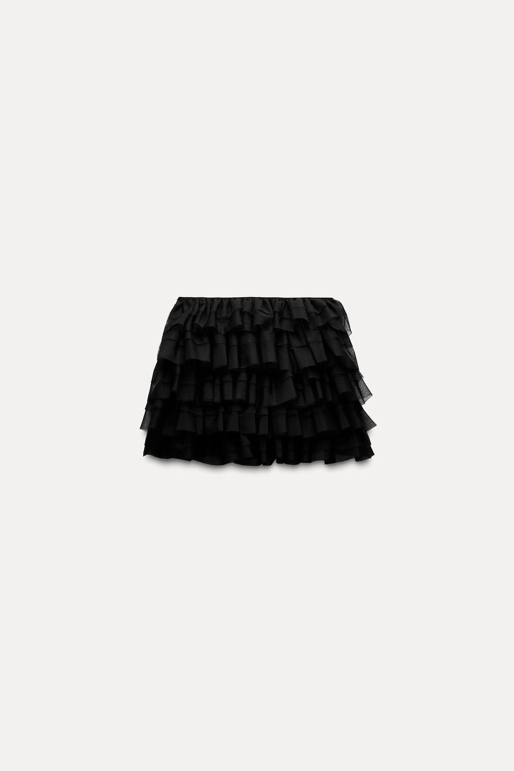 TULLE MINI SKIRT - Zara фото 5