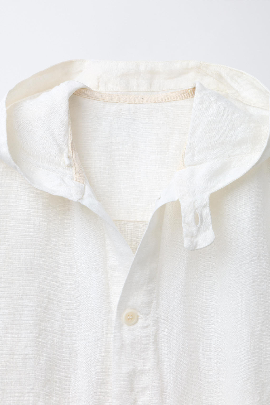 SOBRECAMISA CAPUCHA 100% LINO / Blanco - Zara фото 4