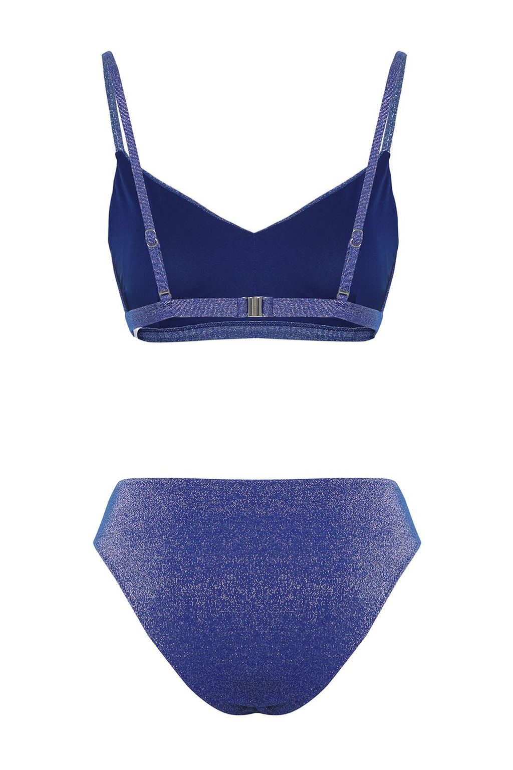 TRENDYOLMILLA Saks Bralette Simli Regular Core Bikini Tak?m? TBESS25BT00109 фото 15