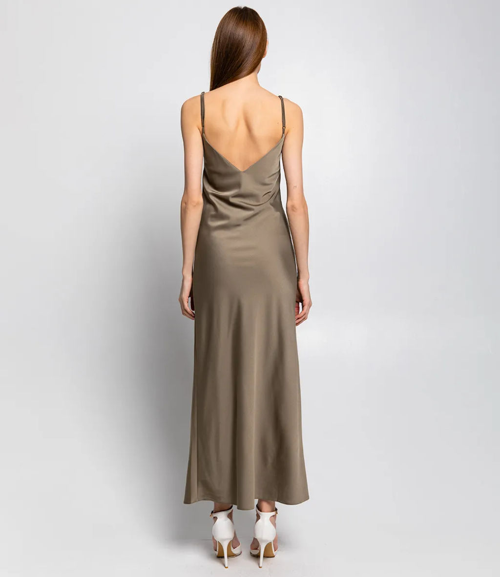 Платье #БШ1989, хаки