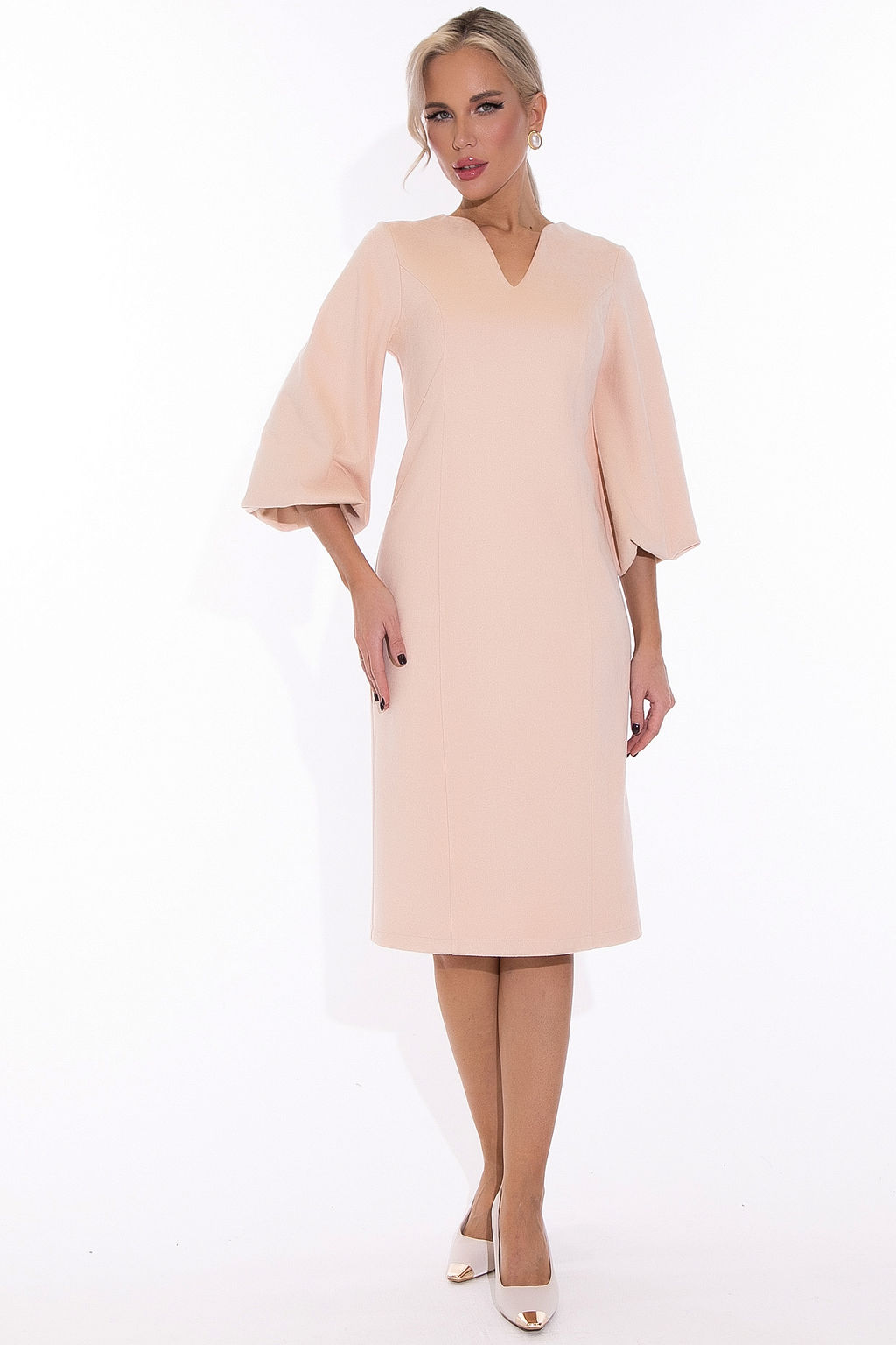 Платье Адажио (пудра) - Эльза фото 2