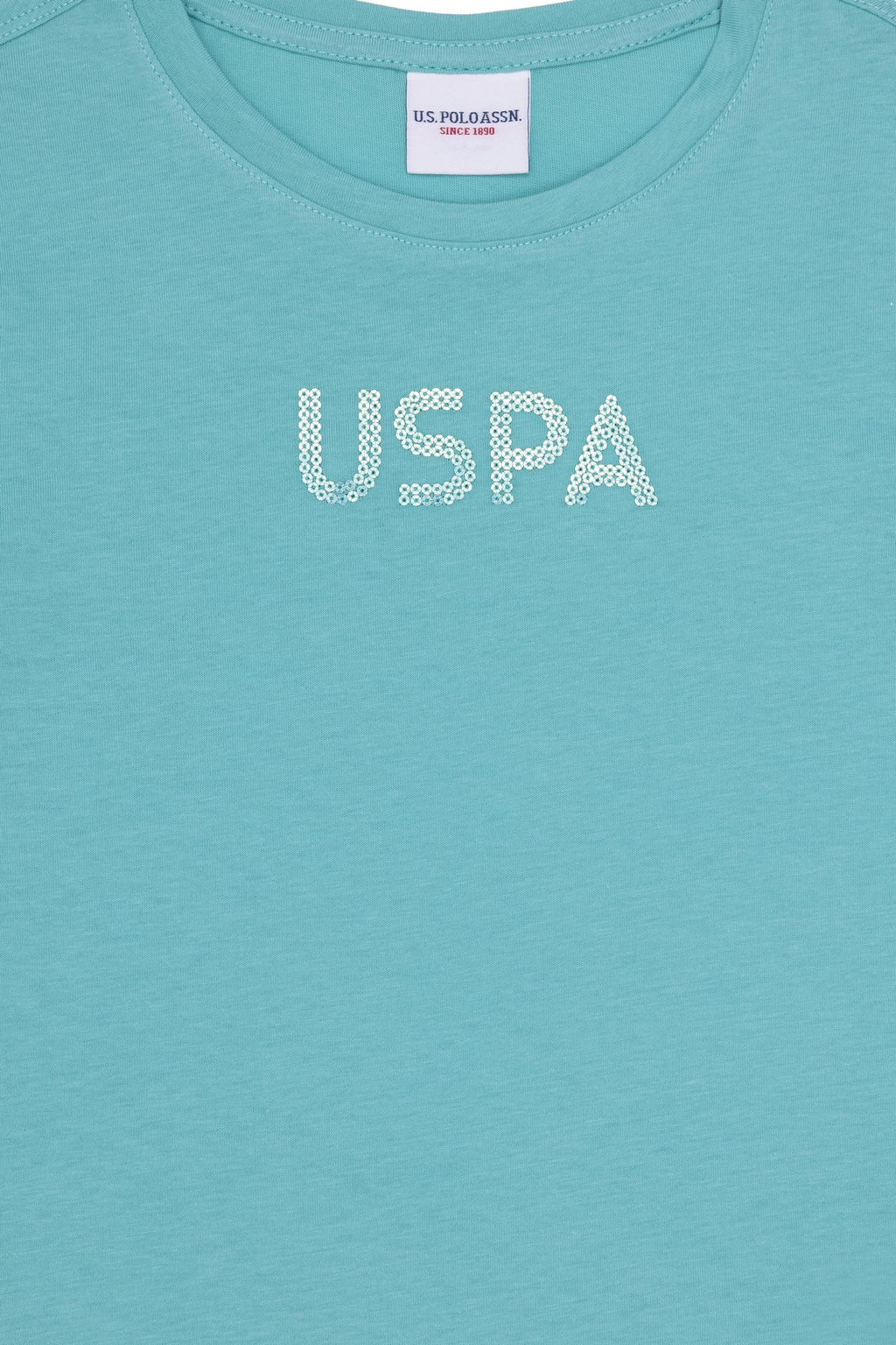 U. S. Polo Assn Детская мятная футболка с круглым вырезом - U.s. polo assn фото 3