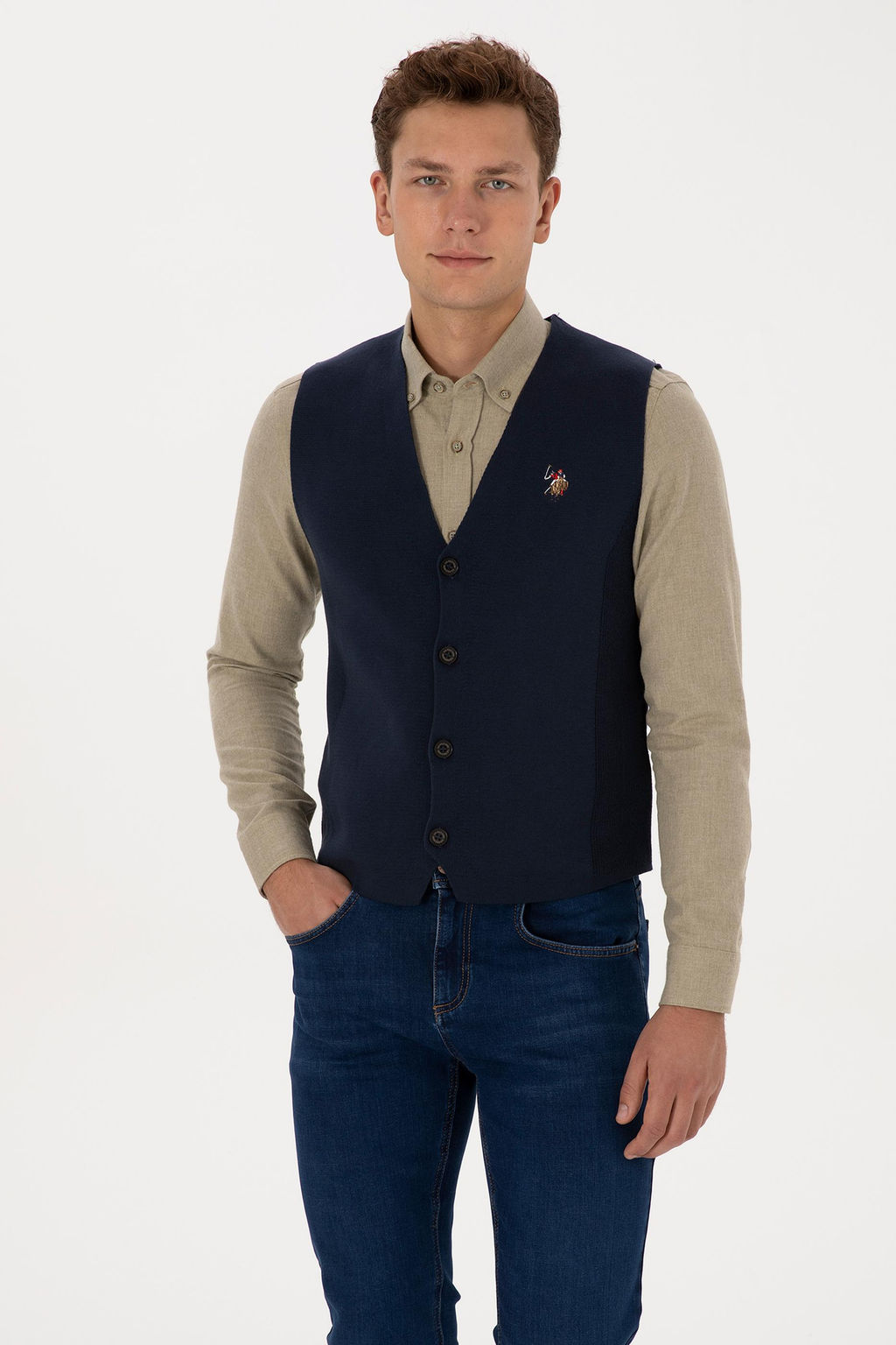 Erkek Lacivert Triko H_rka