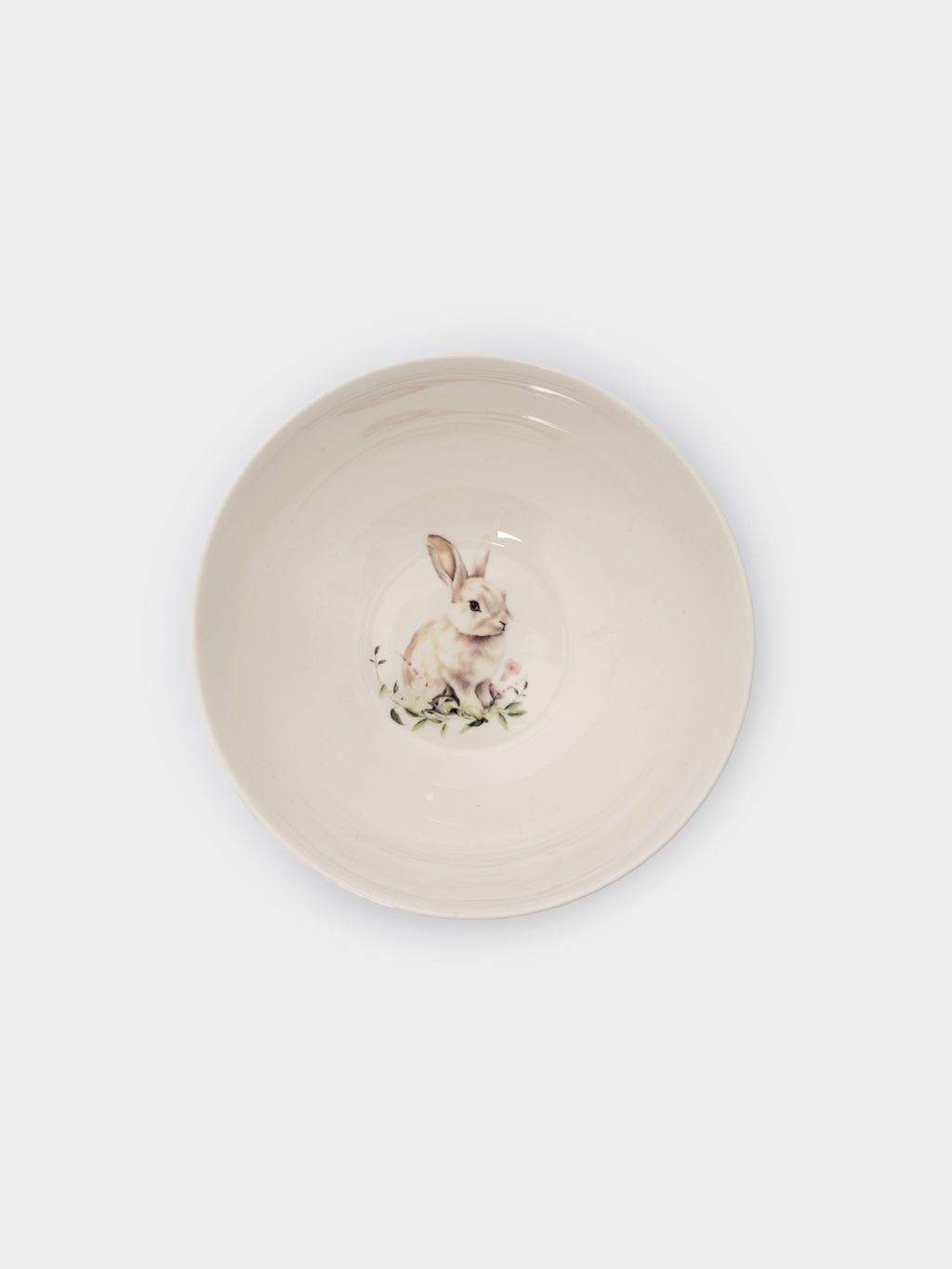 Салатник, 16х7 см, 700 мл, фарфор N, белый, Кролик в цветах, Bunny - Anna lafarg фото 4