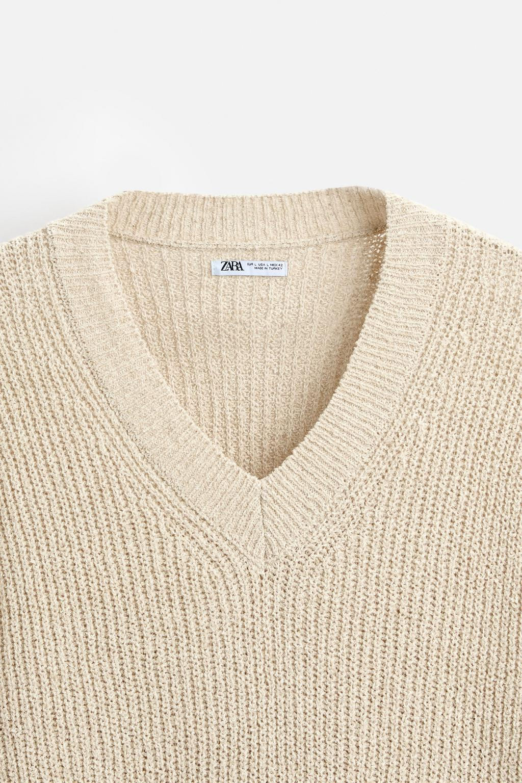 BOUCLE TEXTURE SWEATER - Zara фото 9