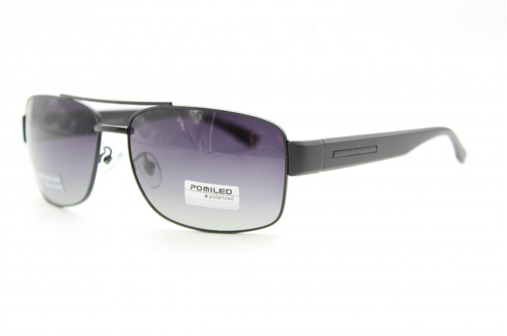Солнцезащитные очки POMILED (Polarized) 08153 C4-124 (61-16-130)широкий зауш. с мешочком