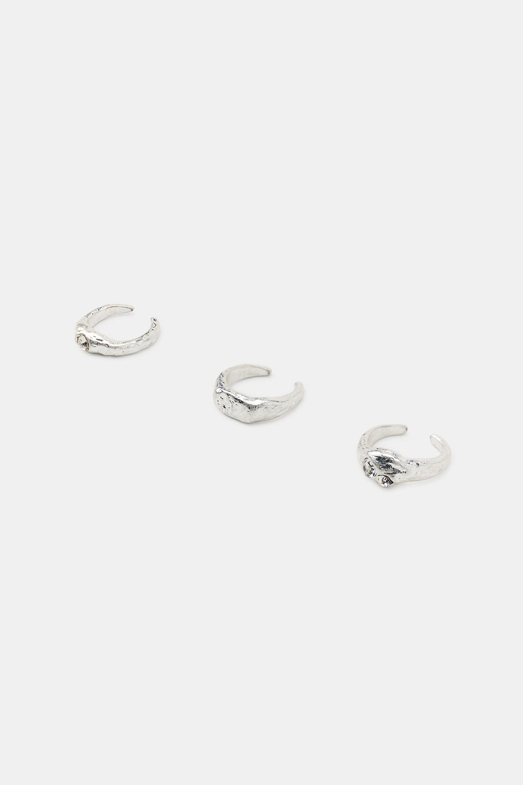 PACK 3 ANILLOS ORG?NICOS DEDOS PIE / Plata - Zara фото 4