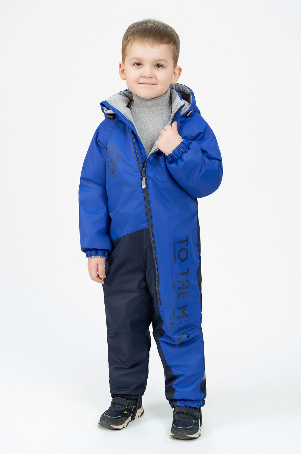 Комбинезон демисезонный синий