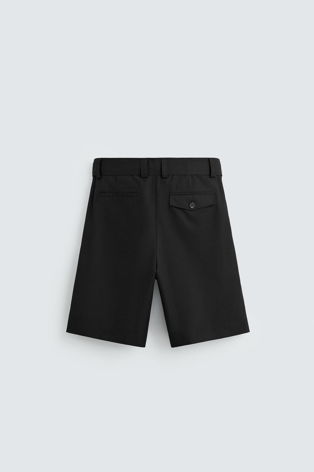 BELTED WIDE-LEG BERMUDA SHORTS - Zara фото 16