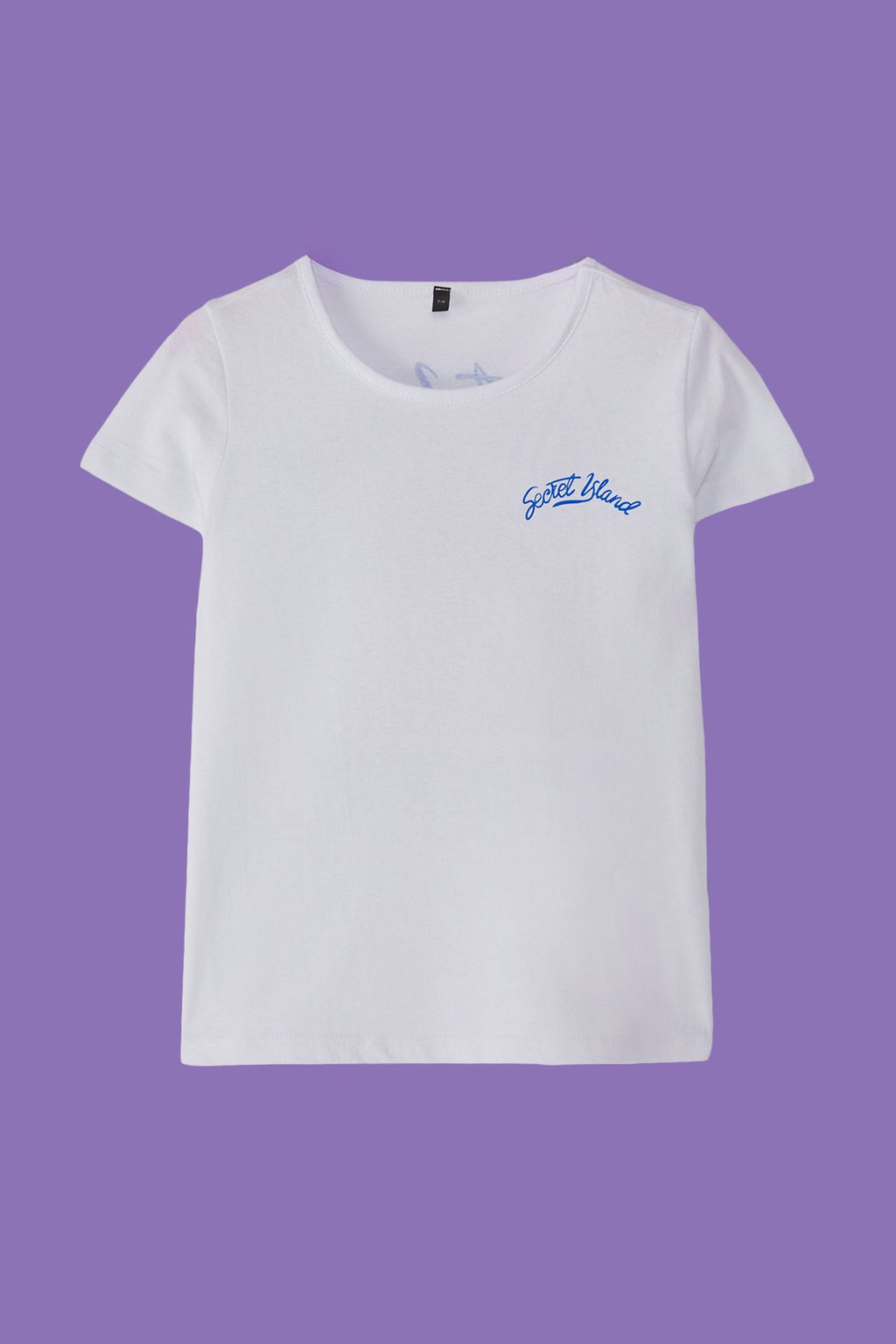 Ekru K?z Cocuk %100 Pamuk S?rt Bask?l? K?sa Kol Orme T-Shirt TKDSS25TS00085 - Trendyolmilla фото 2