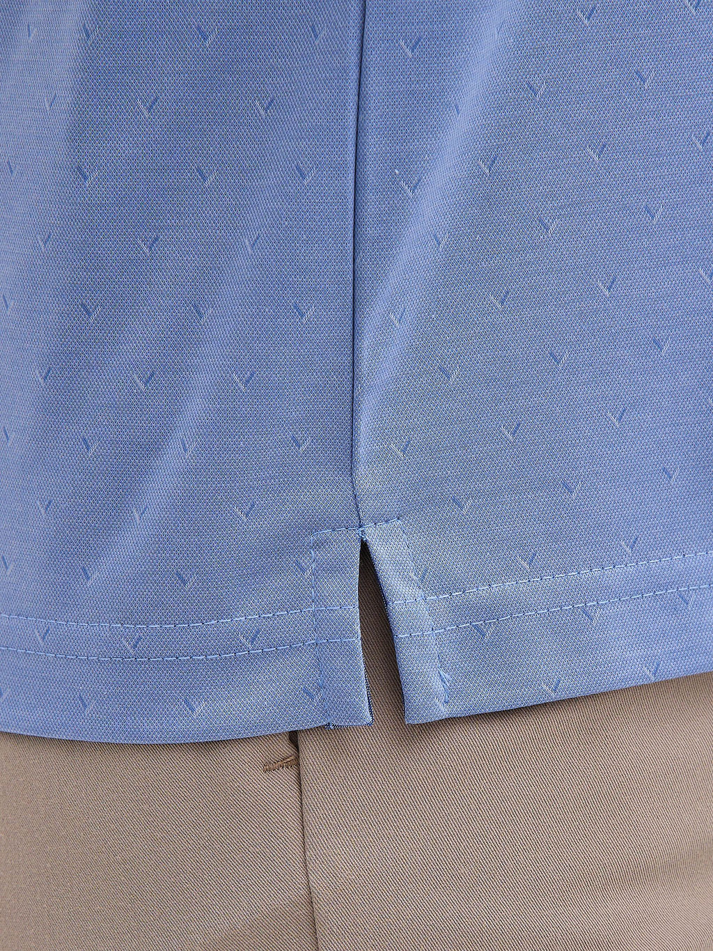 Джемпер мужской с воротником поло короткий рукав GREG G144-PD-LT1322 (голубой) фото 6