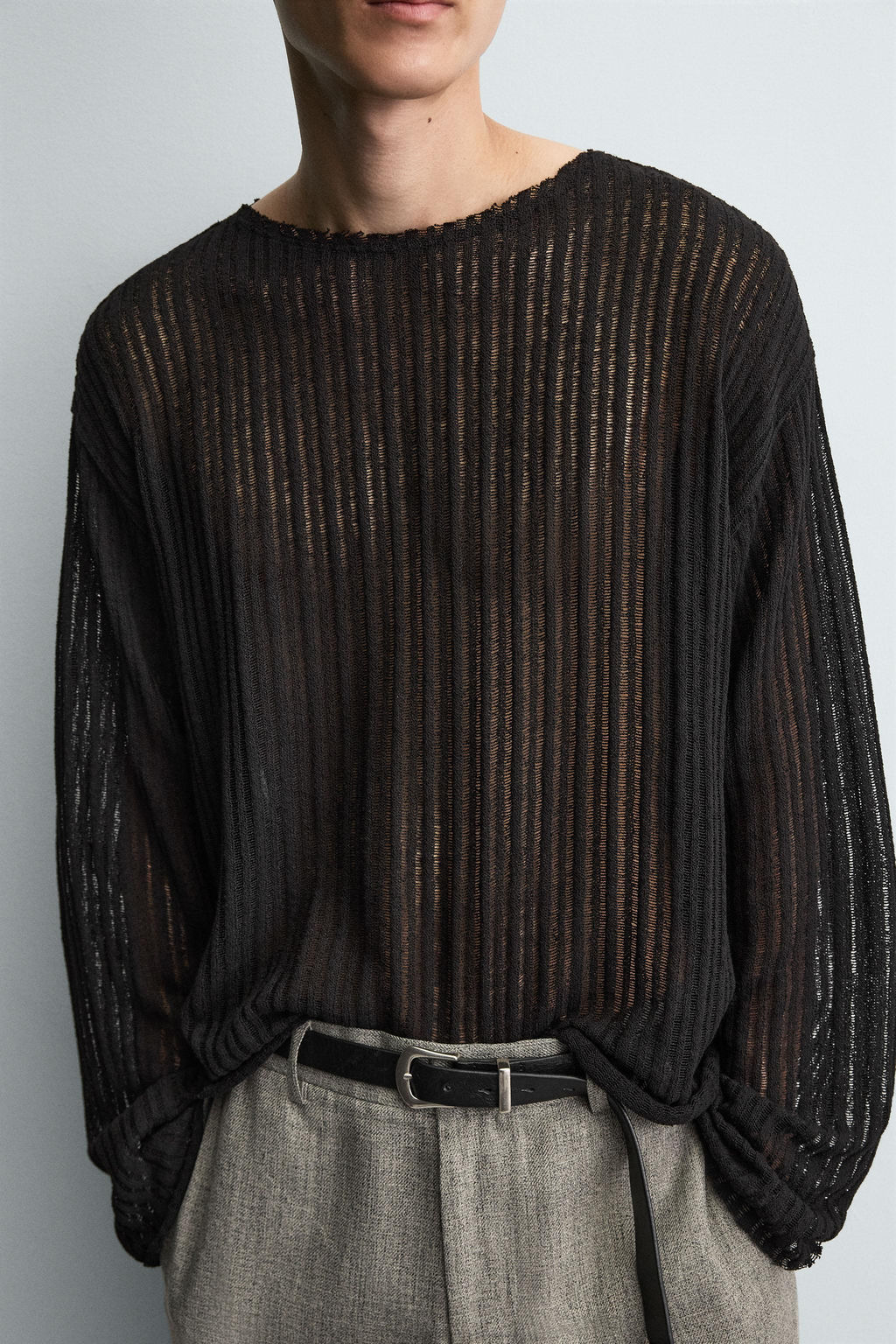 OPEN KNIT SWEATER - Zara фото 6