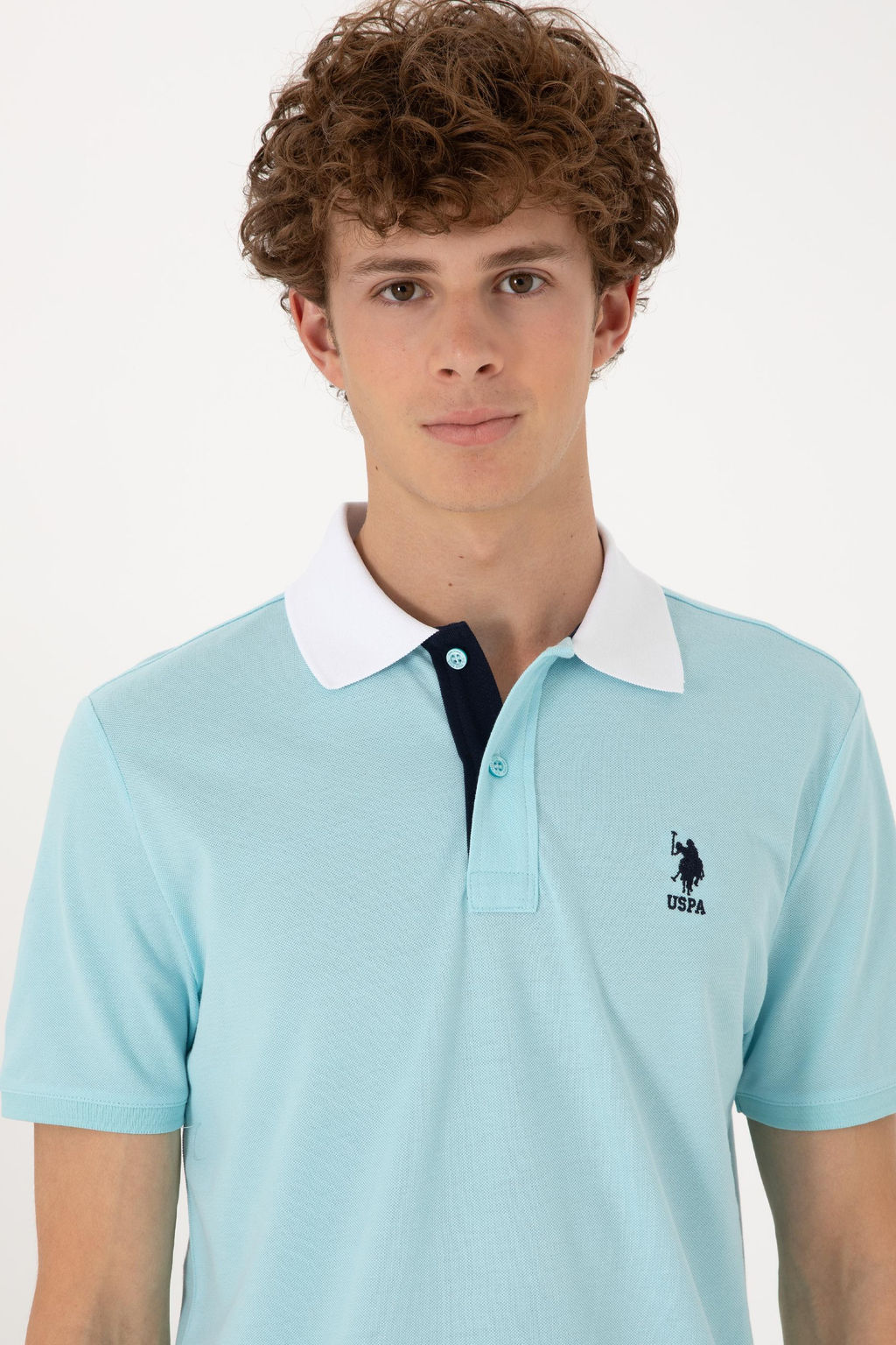 Erkek Regular Fit Polo Yaka Aqua Ti__rt Sepette S_rpriz _ndirim - U.s. polo assn фото 2