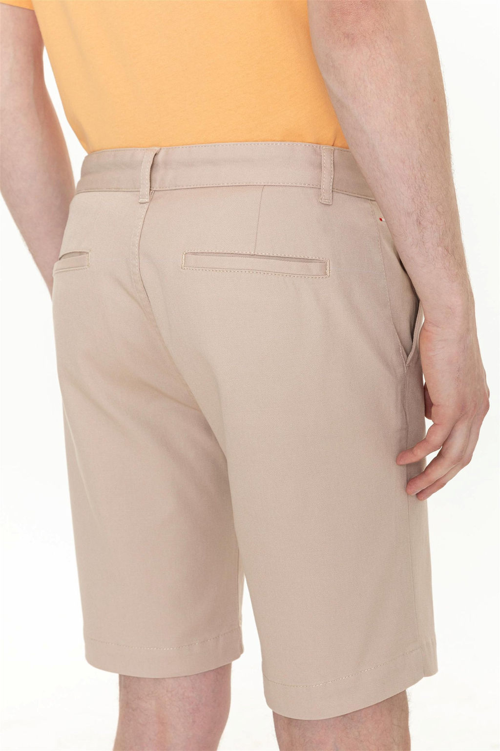 U. S. Polo Assn Мужские бежевые тканые шорты - U.s. polo assn фото 14