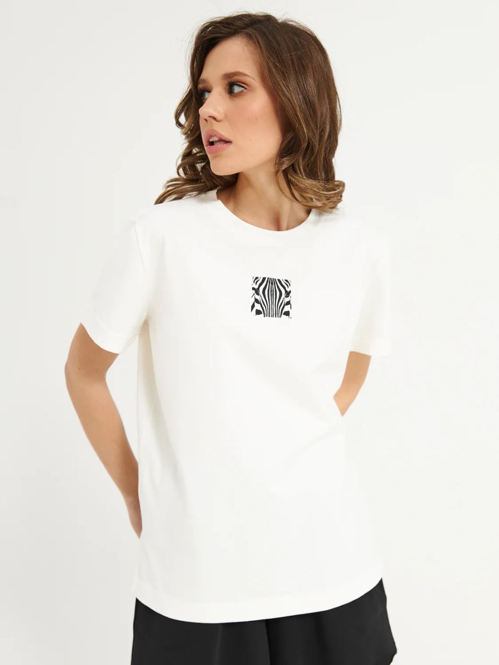 Базовая футболка 95% хлопок, 5% эластан (197-41)