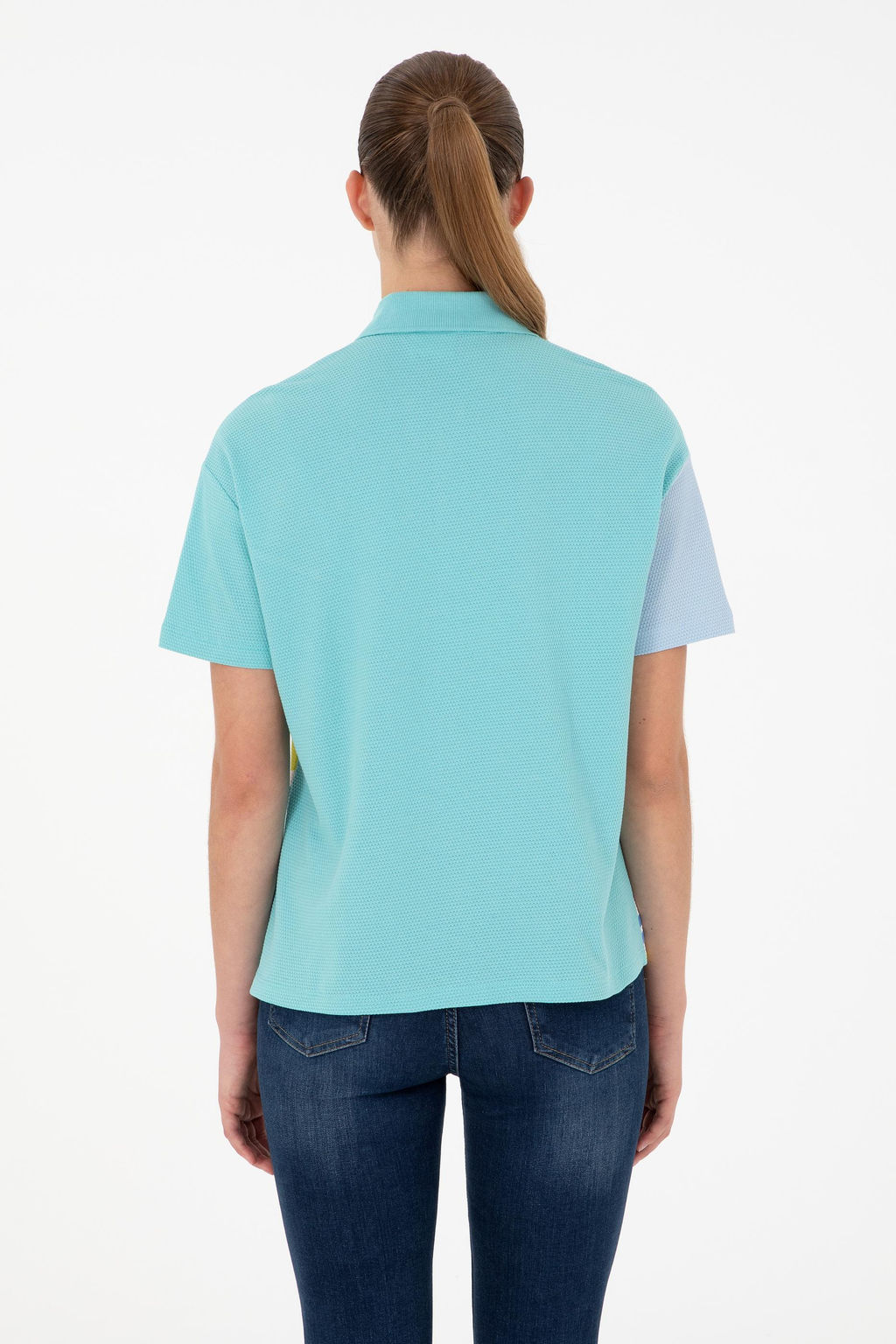 Женская мятная футболка Неожиданная скидка в корзине - U.s. polo assn фото 5