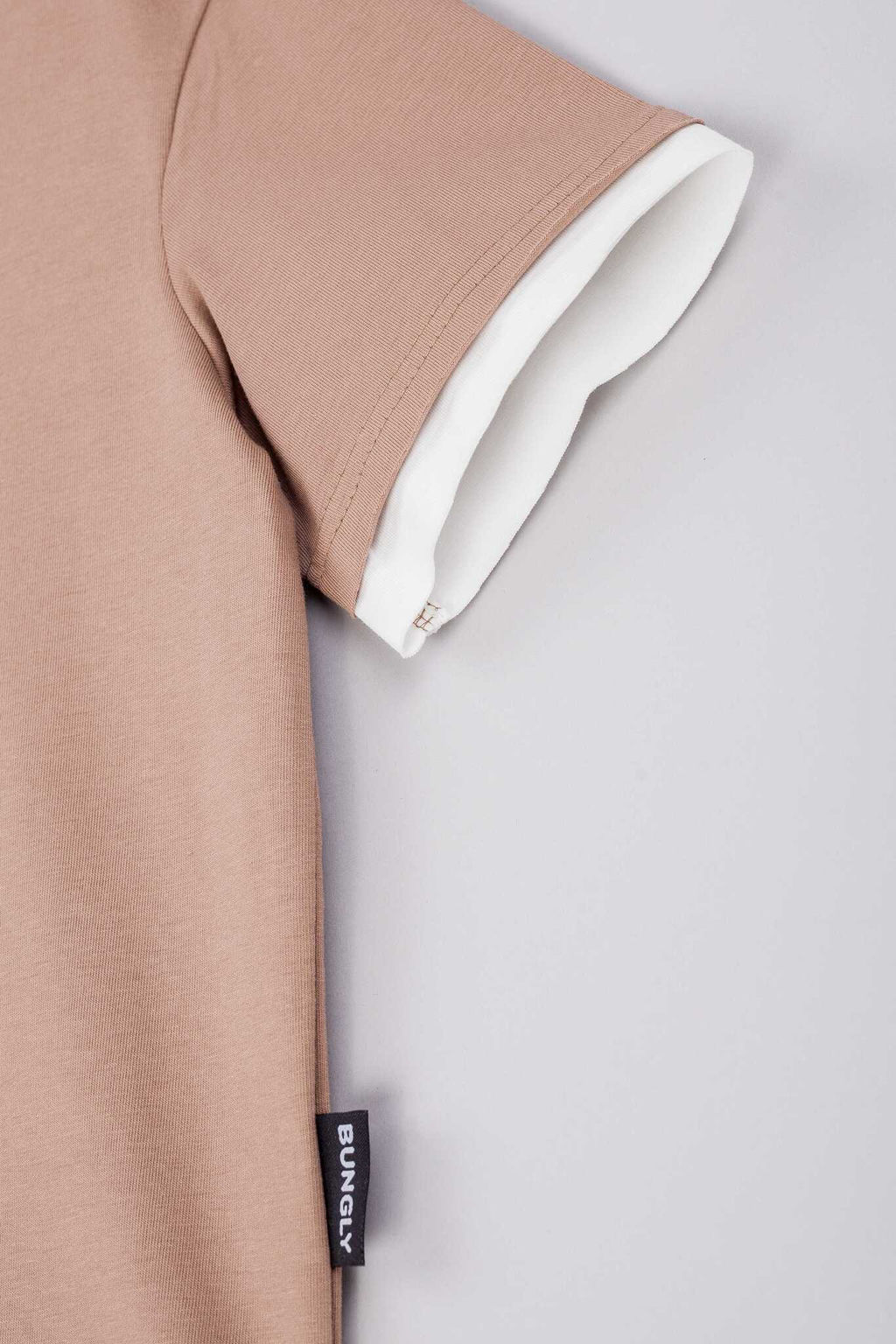 Футболка с контрастной отделкой Кокос 7+ - Bungly фото 5