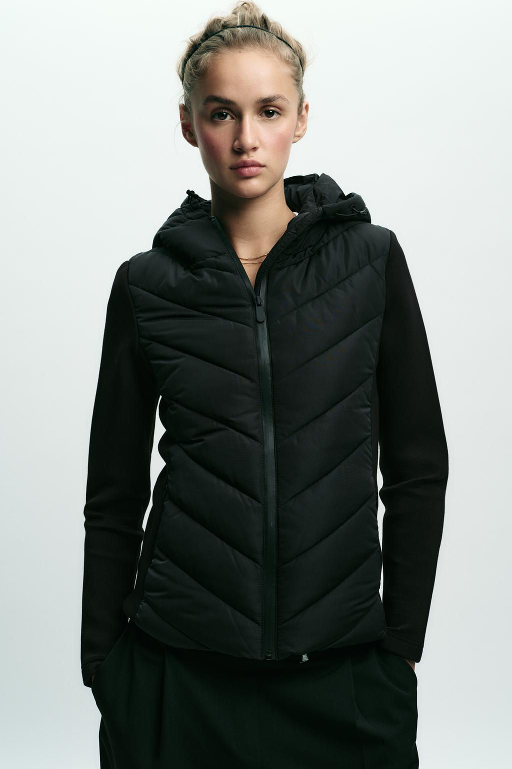 CONTRAST PUFFER JACKET - Zara фото 3