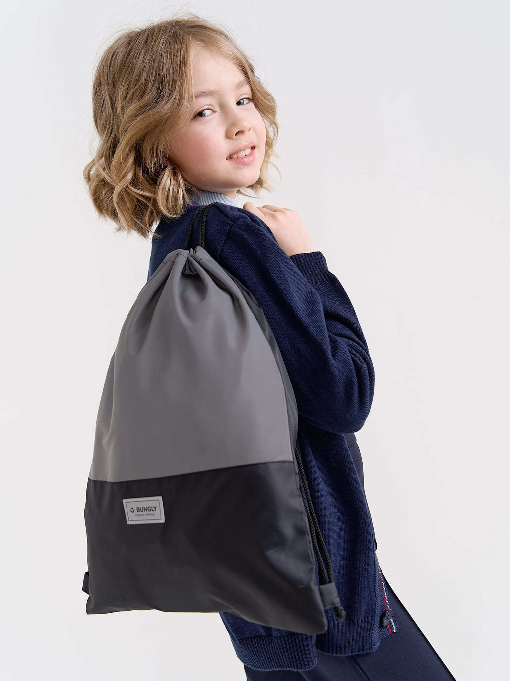 Сумка для обуви Черно-серая 7+ - Bungly фото 12