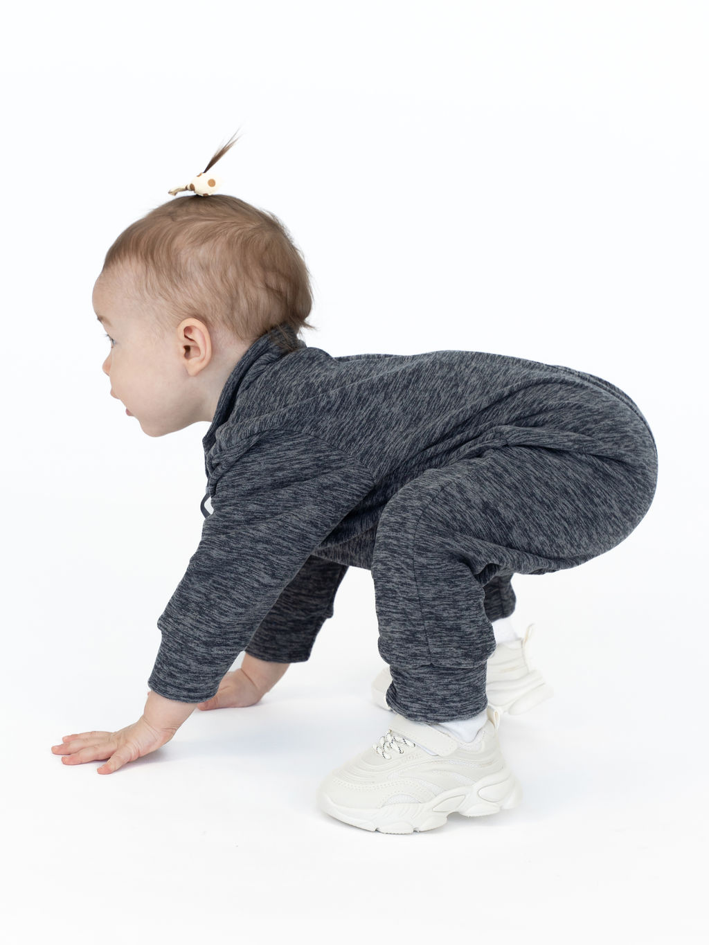 Комбинезон детский флисовый серый - Утенок фото 20