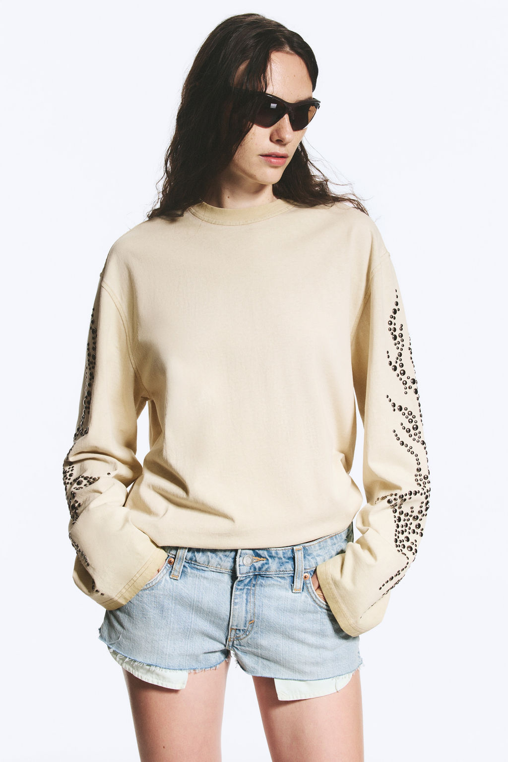 Camiseta de manga larga oversize con estampado gr?fico - H&m фото 4