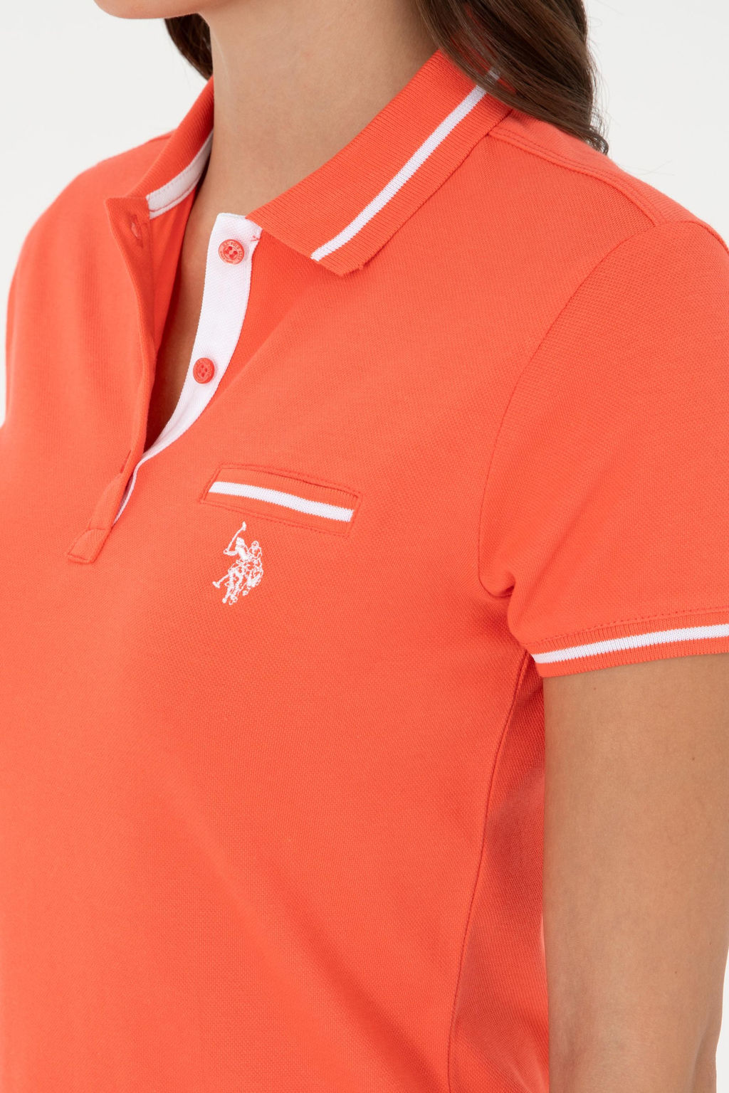 Женская футболка с цветком граната Неожиданная скидка в корзине - U.s. polo assn фото 7