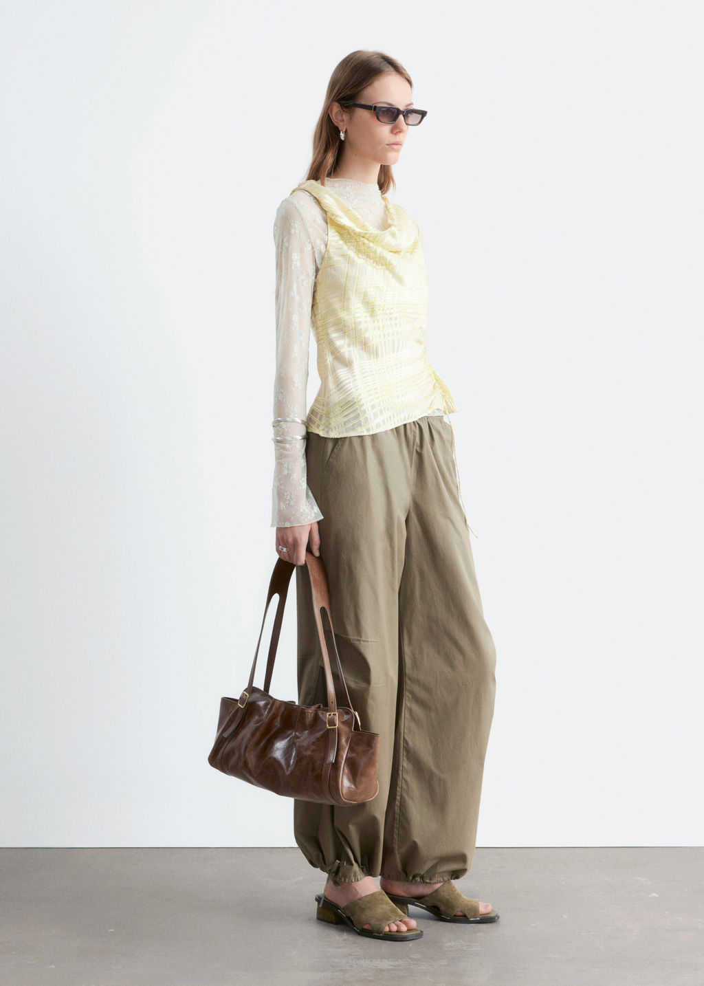 Pantalones parachute - H&m фото 5