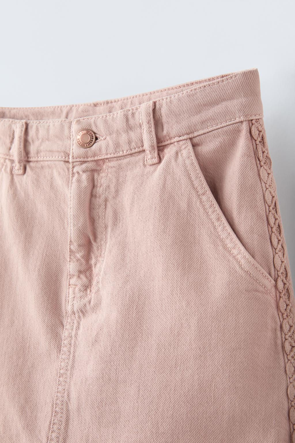 SKIRT WITH BRAIDED DETAIL - Zara фото 4