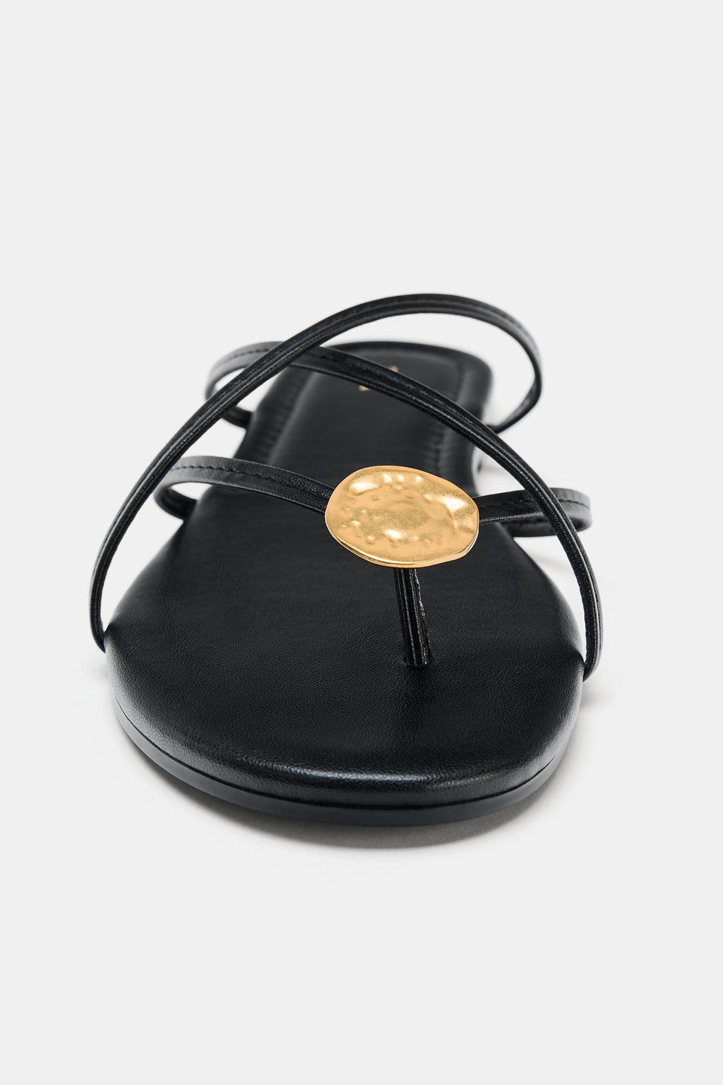 SANDALIA PLANA MULTI TIRAS / Negro - Zara фото 5