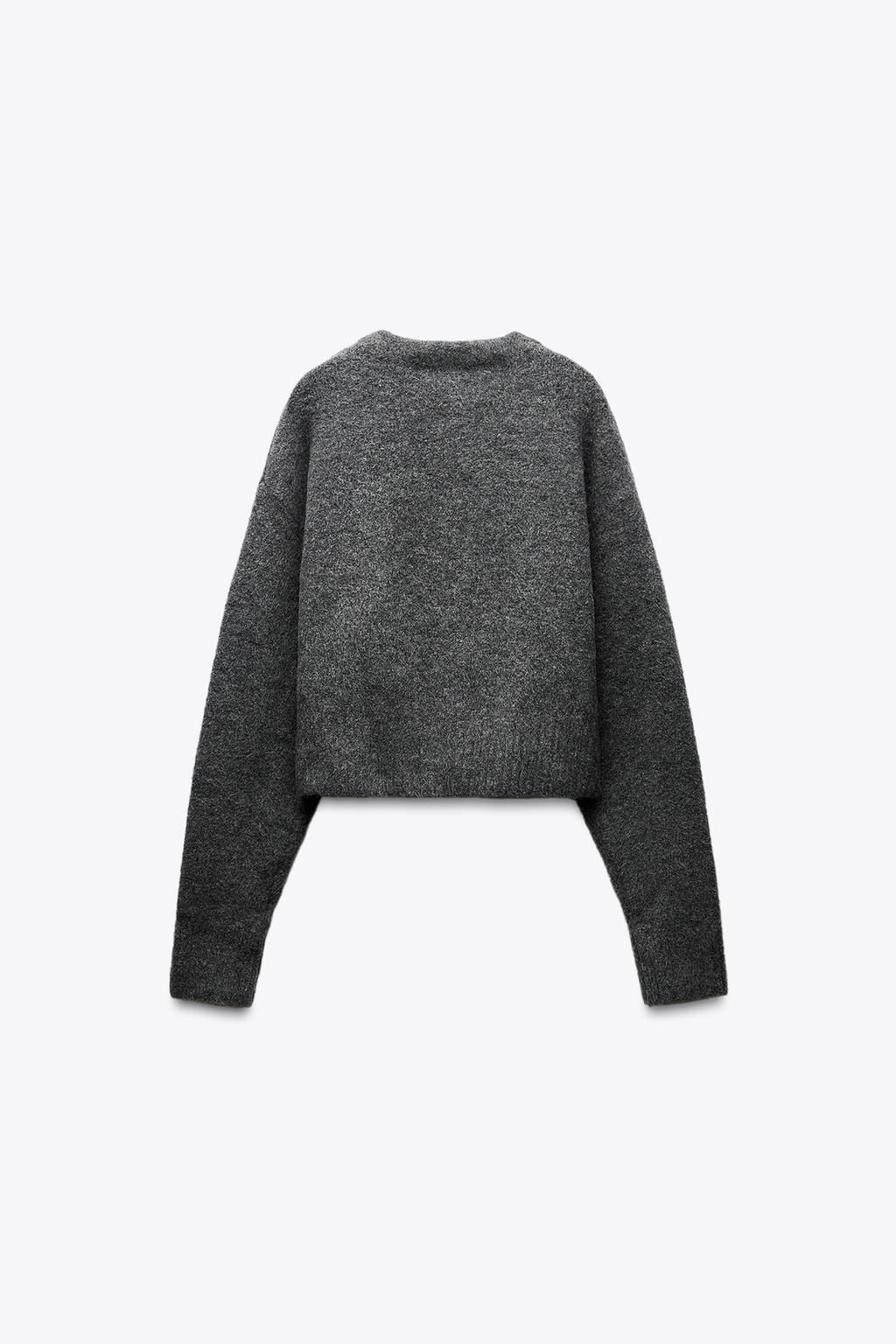 ROUND NECK KNIT SWEATER - Zara фото 13