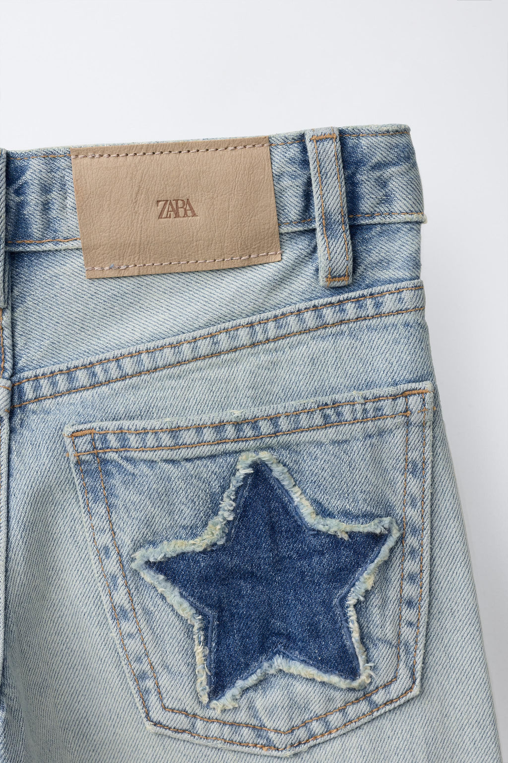 WIDE-LEG JEANS WITH STUDS - Zara фото 8