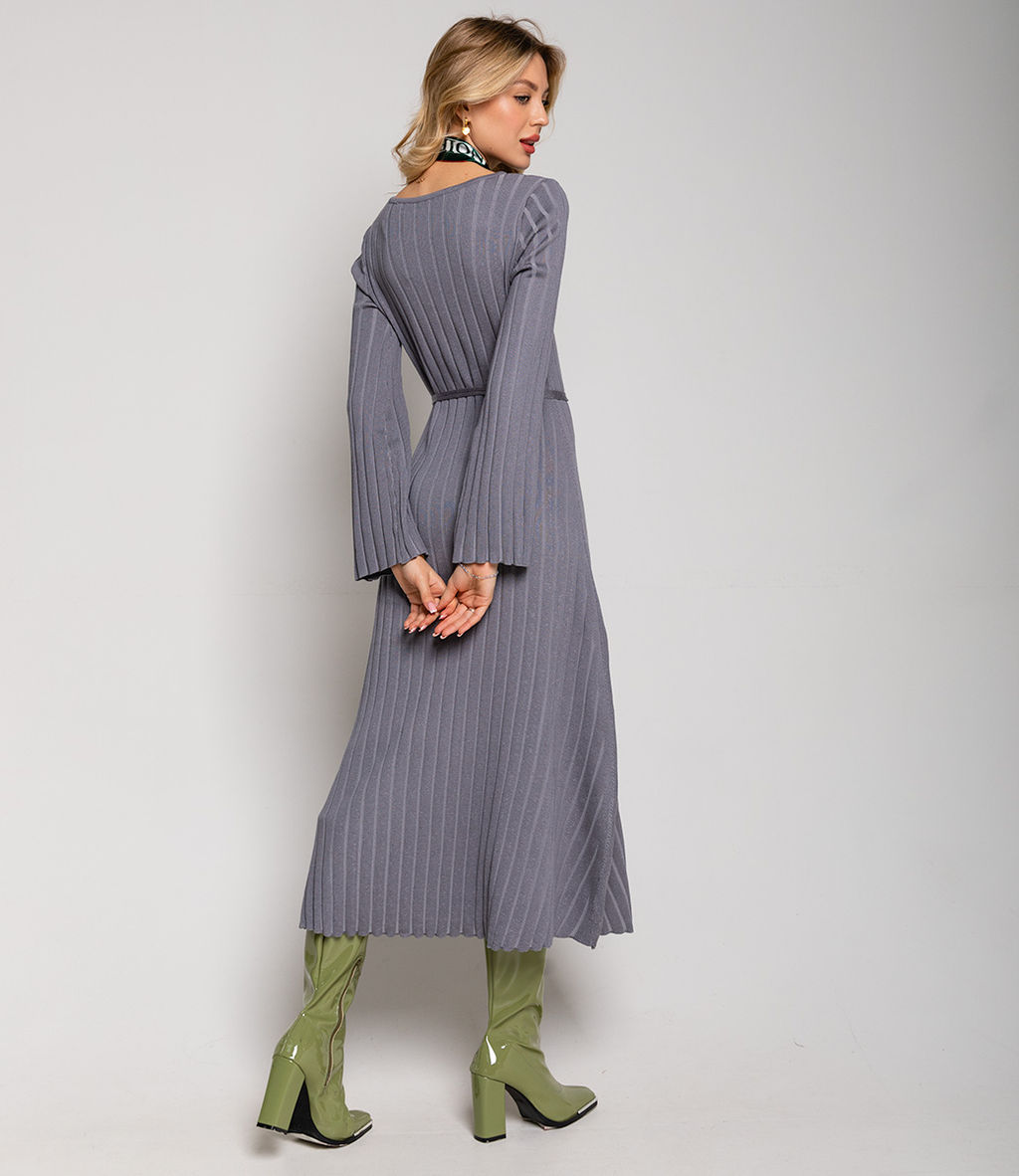 Платье #БШ2000, серый - Dommod фото 3
