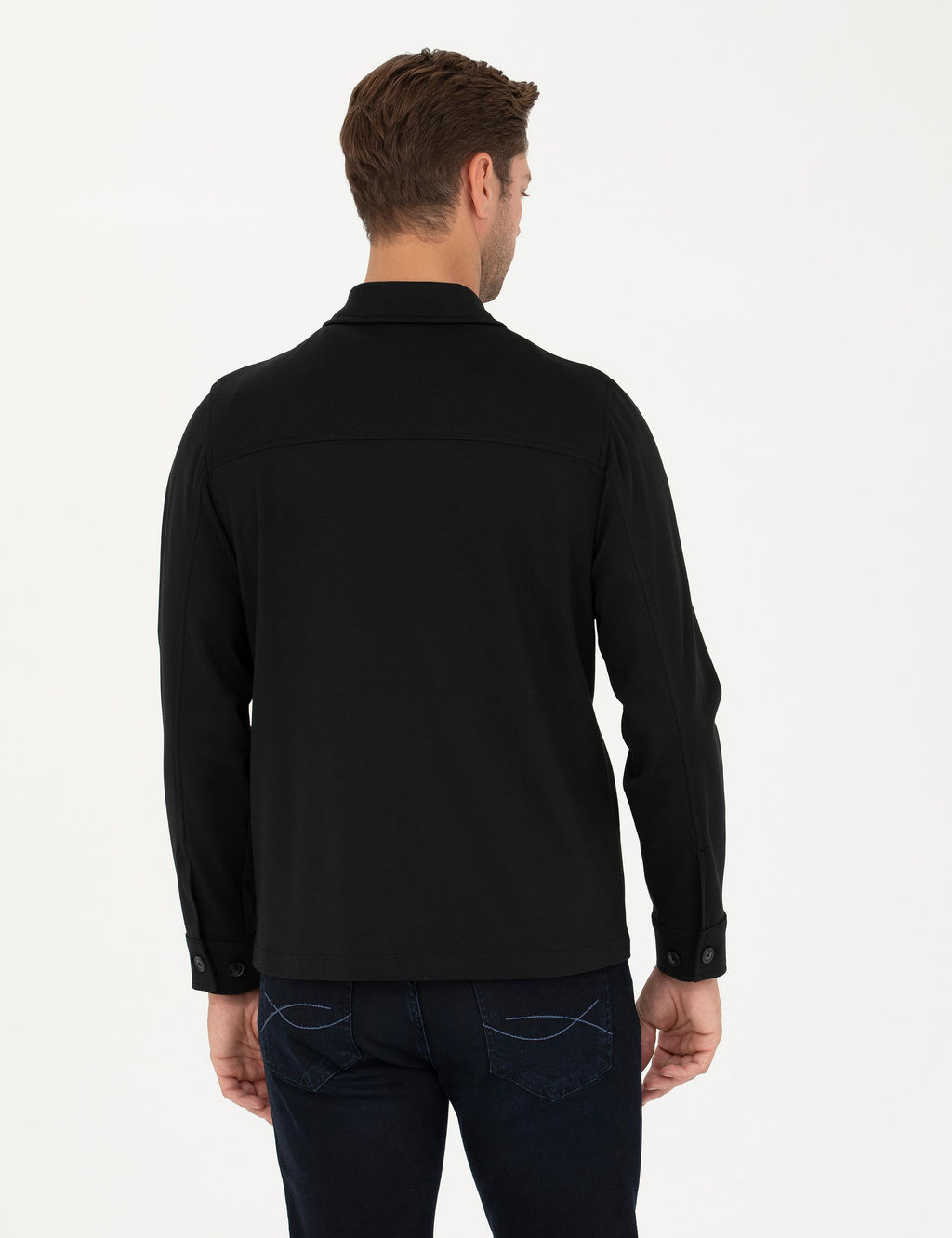 Siyah Regular Fit G_mlek Ceket - Pierre cardin фото 5