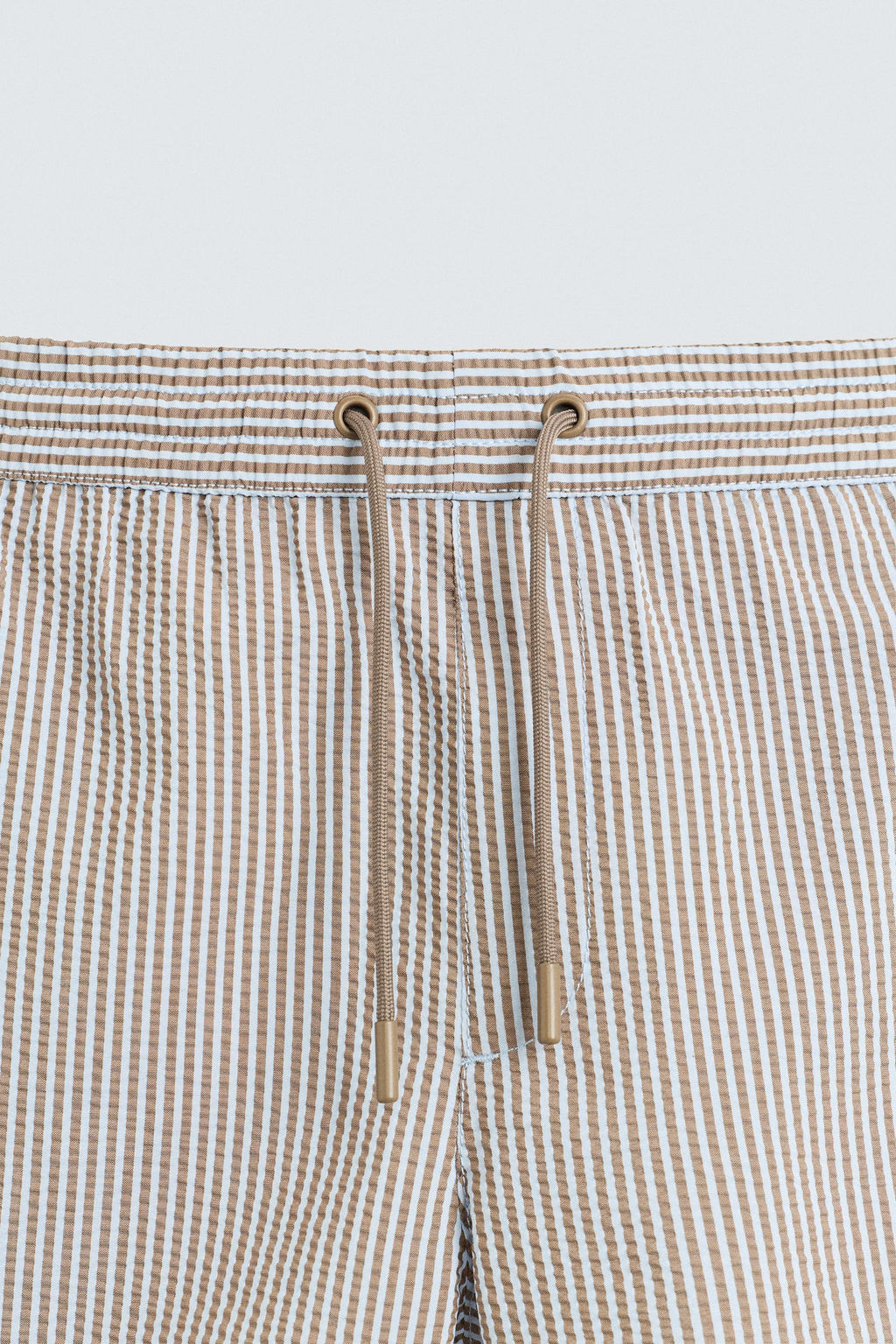 SEERSUCKER MID-LENGTH SWIMMING TRUNKS - Zara фото 3